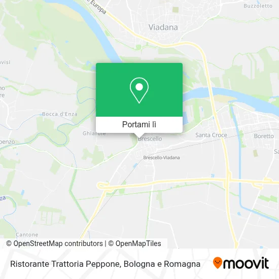 Mappa Ristorante Trattoria Peppone