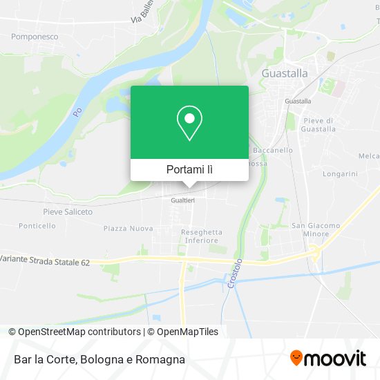 Mappa Bar la Corte