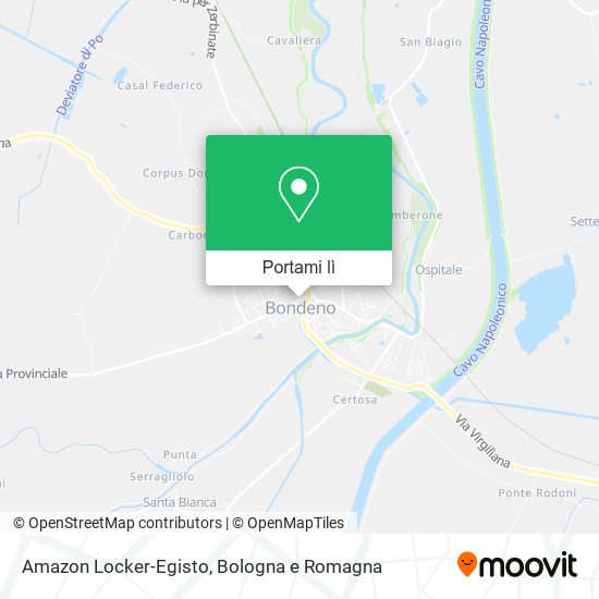 Mappa Amazon Locker-Egisto
