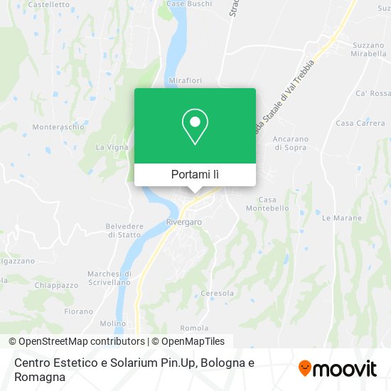 Mappa Centro Estetico e Solarium Pin.Up