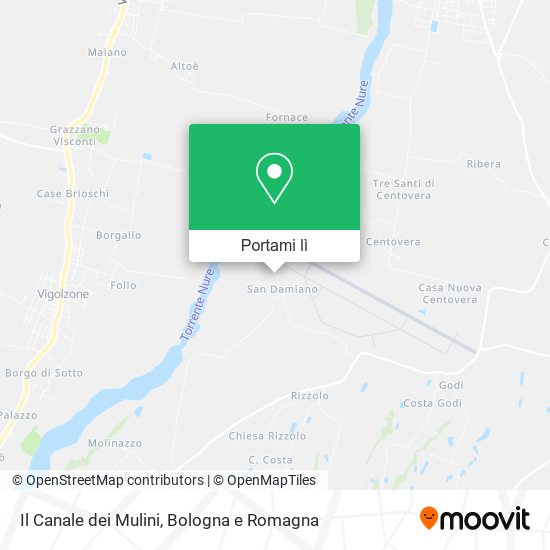 Mappa Il Canale dei Mulini