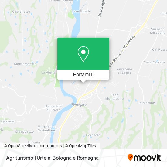 Mappa Agriturismo l'Urteia