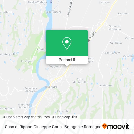 Mappa Casa di Riposo Giuseppe Garini