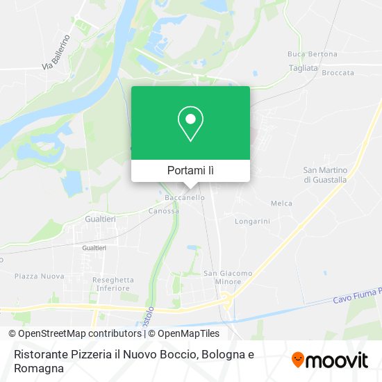 Mappa Ristorante Pizzeria il Nuovo Boccio