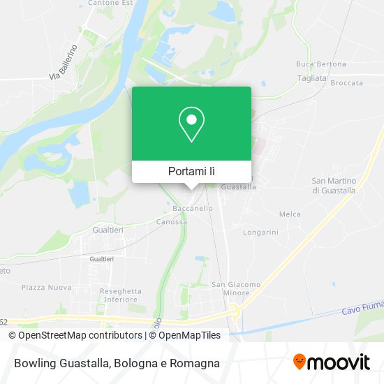 Mappa Bowling Guastalla