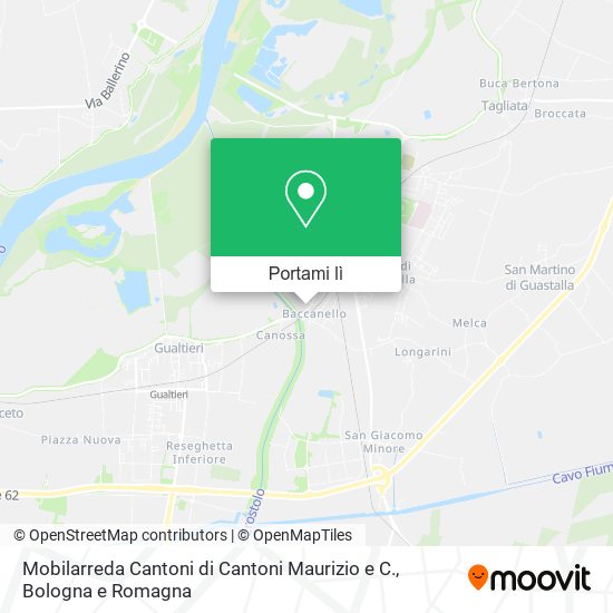 Mappa Mobilarreda Cantoni di Cantoni Maurizio e C.