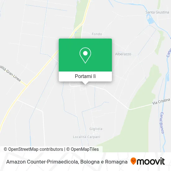 Mappa Amazon Counter-Primaedicola