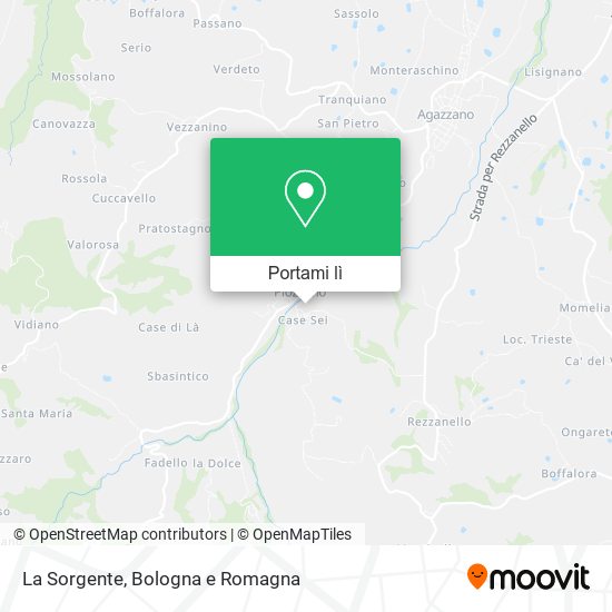Mappa La Sorgente