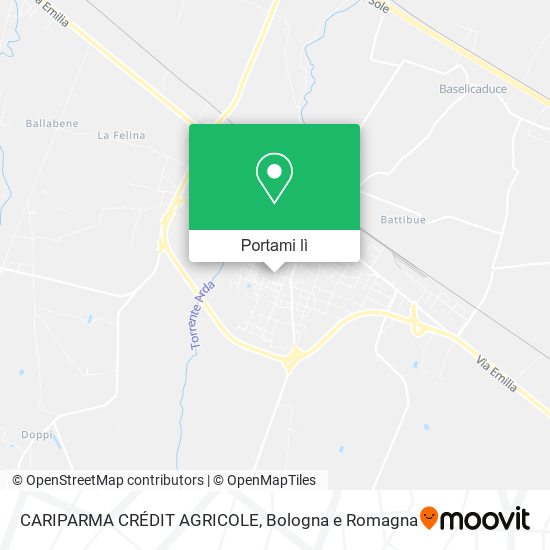 Mappa CARIPARMA CRÉDIT AGRICOLE