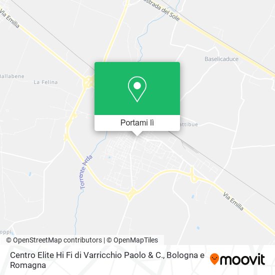 Mappa Centro Elite Hi Fi di Varricchio Paolo & C.