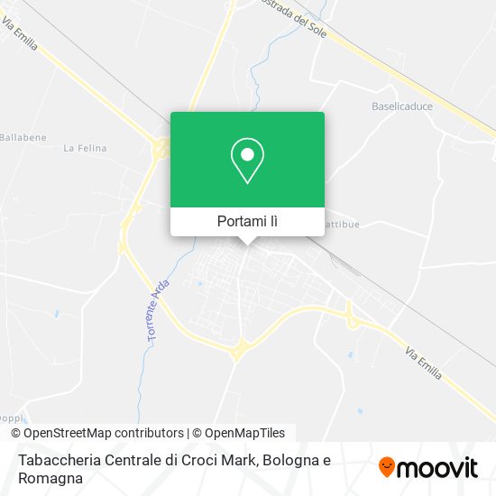 Mappa Tabaccheria Centrale di Croci Mark