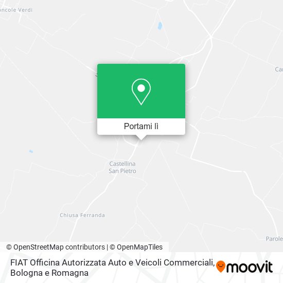 Mappa FIAT Officina Autorizzata Auto e Veicoli Commerciali
