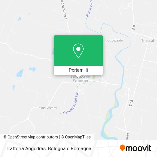 Mappa Trattoria Angedras