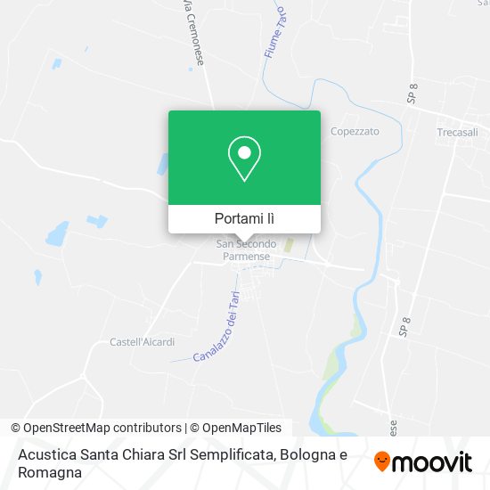 Mappa Acustica Santa Chiara Srl Semplificata