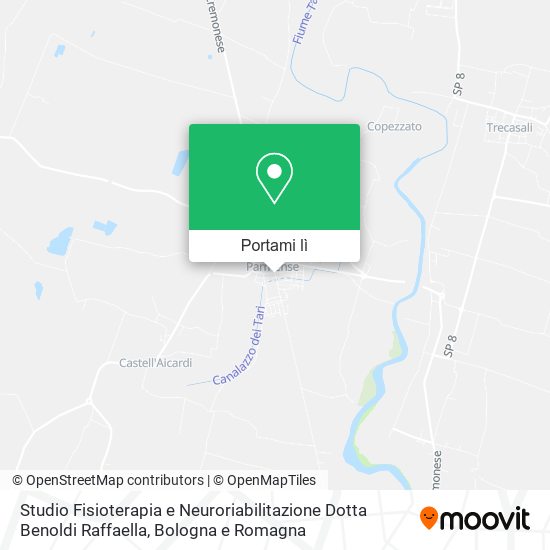 Mappa Studio Fisioterapia e Neuroriabilitazione Dotta Benoldi Raffaella