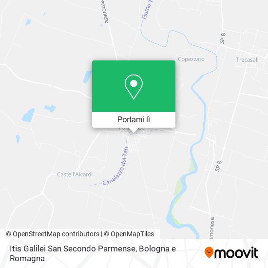 Mappa Itis Galilei San Secondo Parmense
