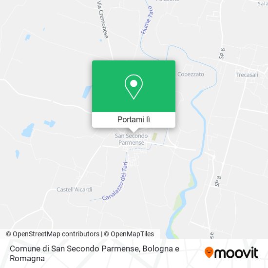 Mappa Comune di San Secondo Parmense