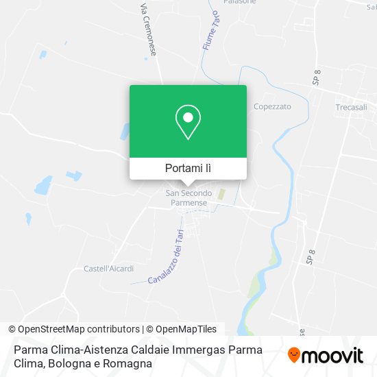Mappa Parma Clima-Aistenza Caldaie Immergas Parma Clima