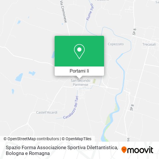Mappa Spazio Forma Associazione Sportiva Dilettantistica