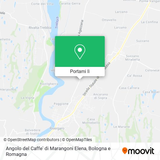 Mappa Angolo del Caffe' di Marangoni Elena