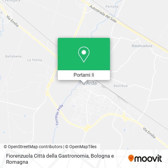 Mappa Fiorenzuola Città della Gastronomia