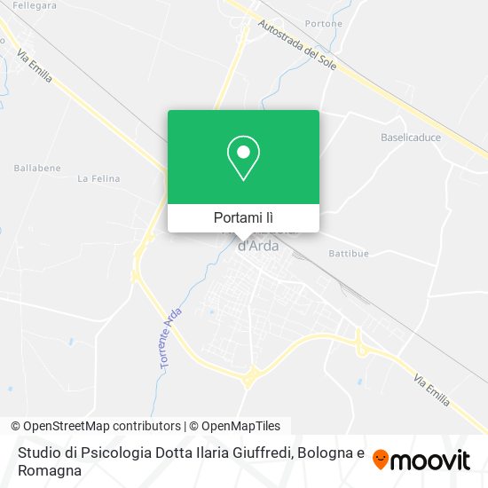 Mappa Studio di Psicologia Dotta Ilaria Giuffredi