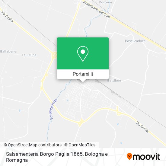 Mappa Salsamenteria Borgo Paglia 1865