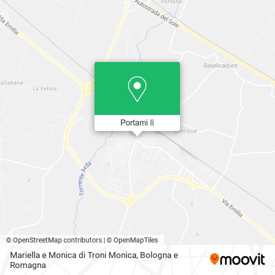 Mappa Mariella e Monica di Troni Monica