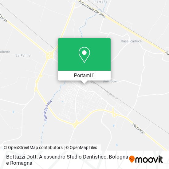 Mappa Bottazzi Dott. Alessandro Studio Dentistico