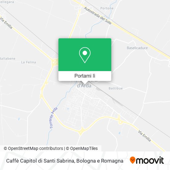 Mappa Caffè Capitol di Santi Sabrina