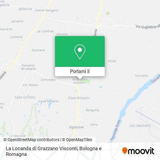 Mappa La Locanda di Grazzano Visconti