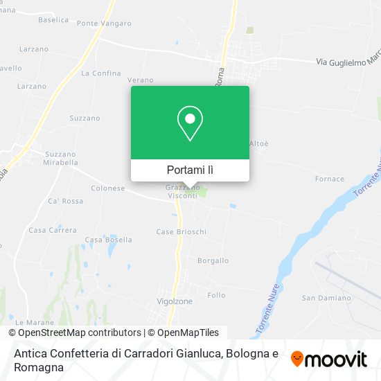 Mappa Antica Confetteria di Carradori Gianluca
