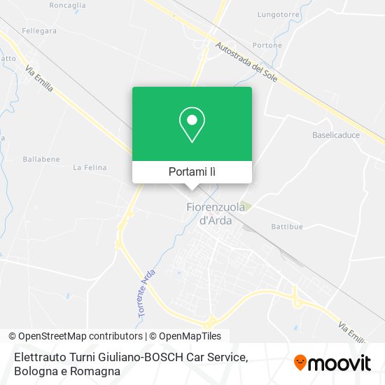 Mappa Elettrauto Turni Giuliano-BOSCH Car Service