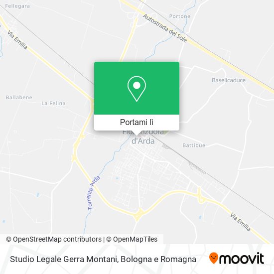 Mappa Studio Legale Gerra Montani