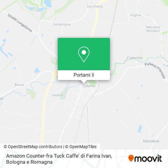 Mappa Amazon Counter-fra Tuck Caffe' di Farina Ivan