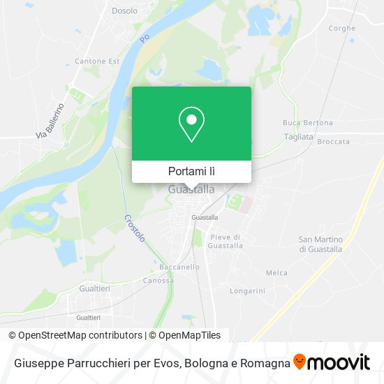 Mappa Giuseppe Parrucchieri per Evos