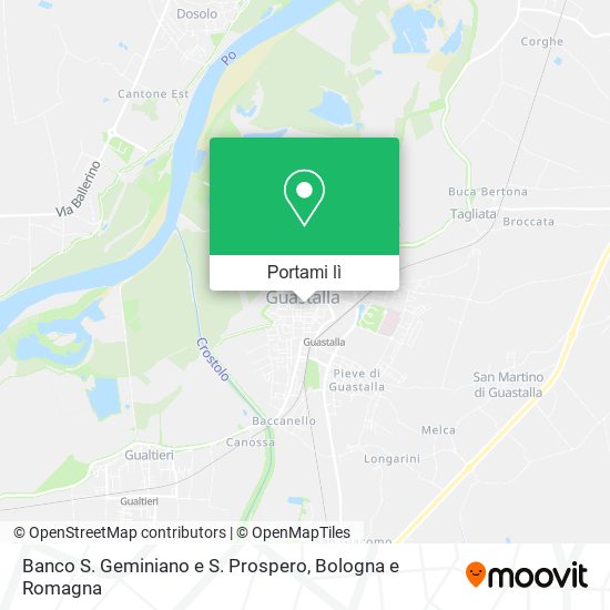 Mappa Banco S. Geminiano e S. Prospero