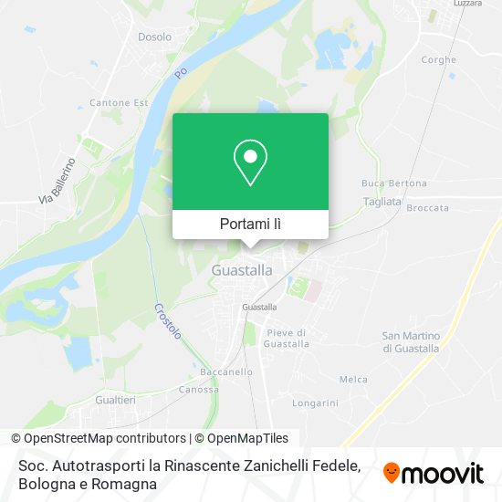 Mappa Soc. Autotrasporti la Rinascente Zanichelli Fedele