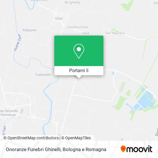 Mappa Onoranze Funebri Ghinelli