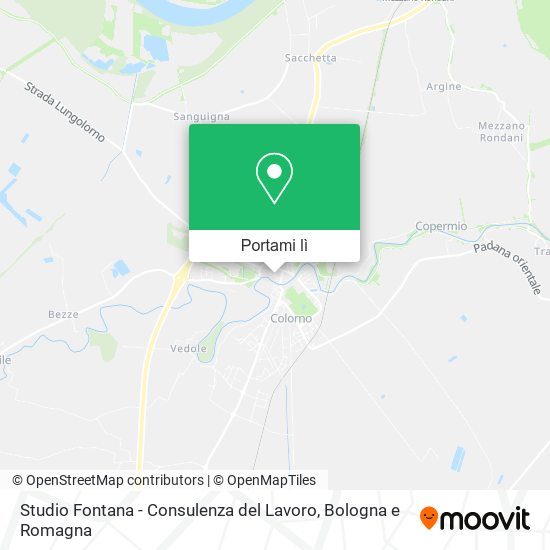 Mappa Studio Fontana - Consulenza del Lavoro