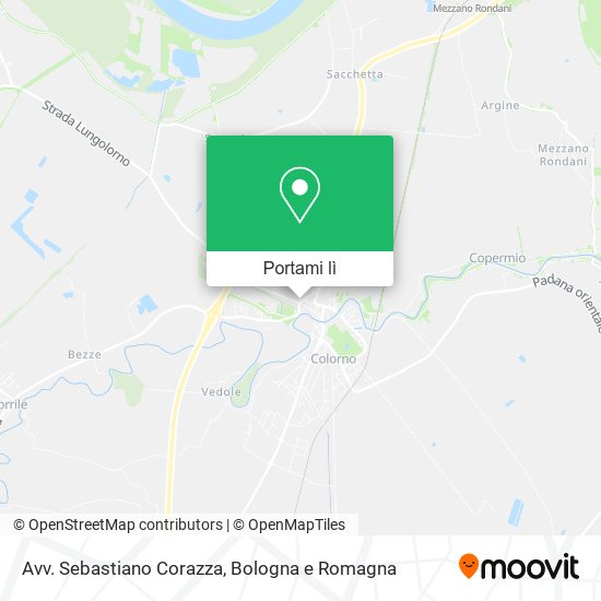 Mappa Avv. Sebastiano Corazza