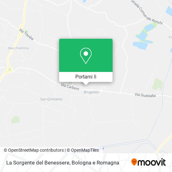 Mappa La Sorgente del Benessere