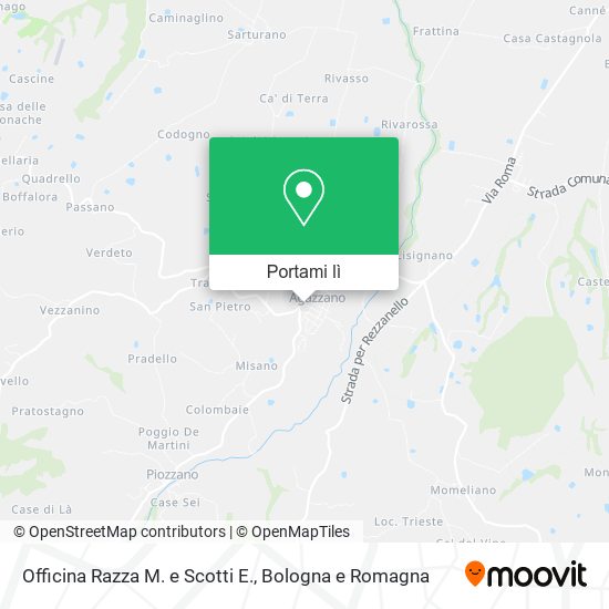 Mappa Officina Razza M. e Scotti E.