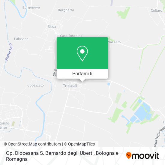 Mappa Op. Diocesana S. Bernardo degli Uberti