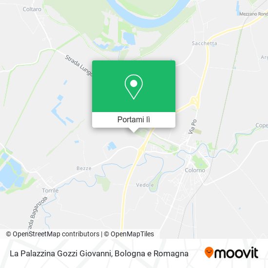Mappa La Palazzina Gozzi Giovanni