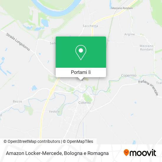 Mappa Amazon Locker-Mercede