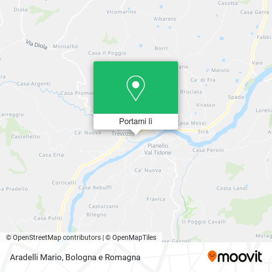 Mappa Aradelli Mario