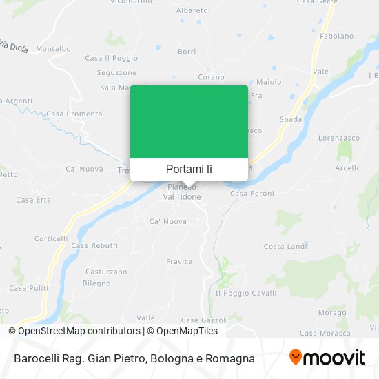 Mappa Barocelli Rag. Gian Pietro