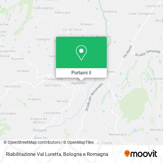 Mappa Riabilitazione Val Luretta