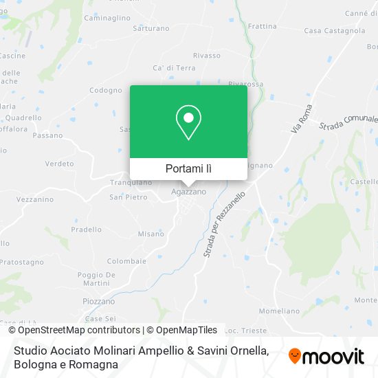 Mappa Studio Aociato Molinari Ampellio & Savini Ornella